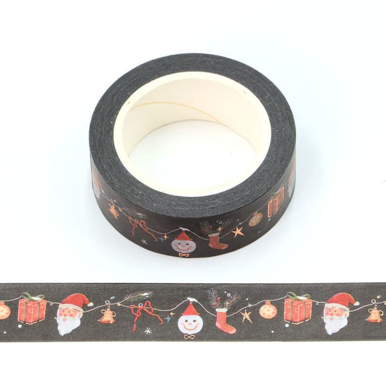 Image shows a Christmas theme washi tape 