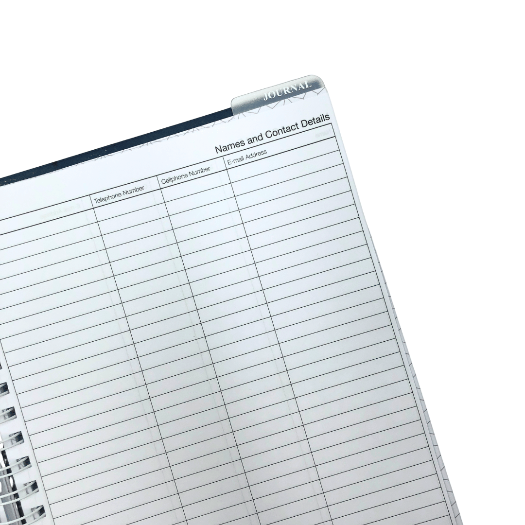 A4 Week-to-view Wirobound 2026 Diary / Journal Combo