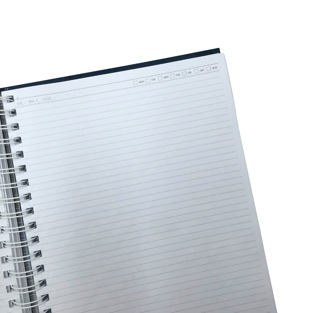 A4 Week-to-view Wirobound 2026 Diary / Journal Combo