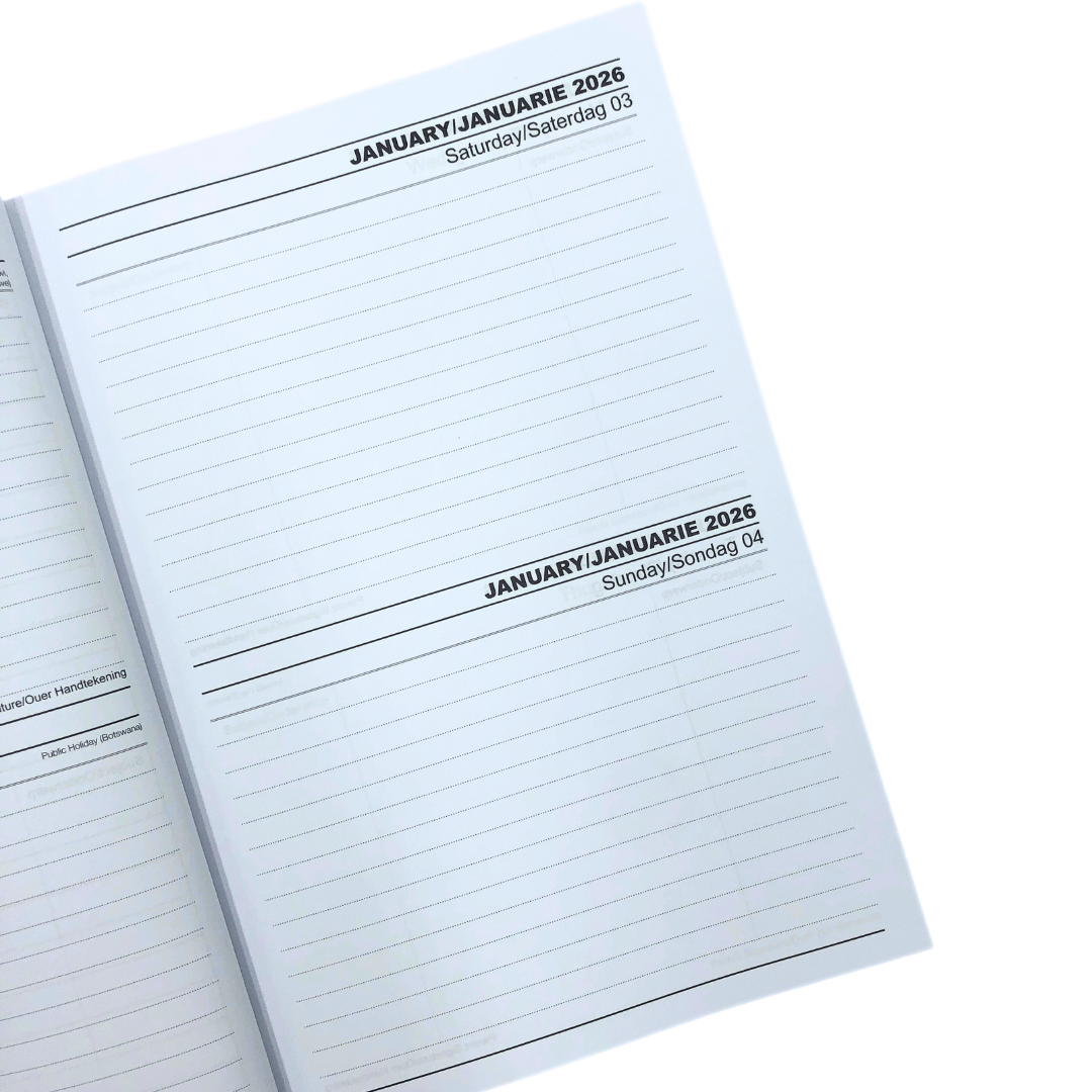 A5 School 2-Days-a-Page 2026 Diary