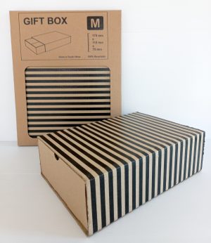 Image shows a craft gift box