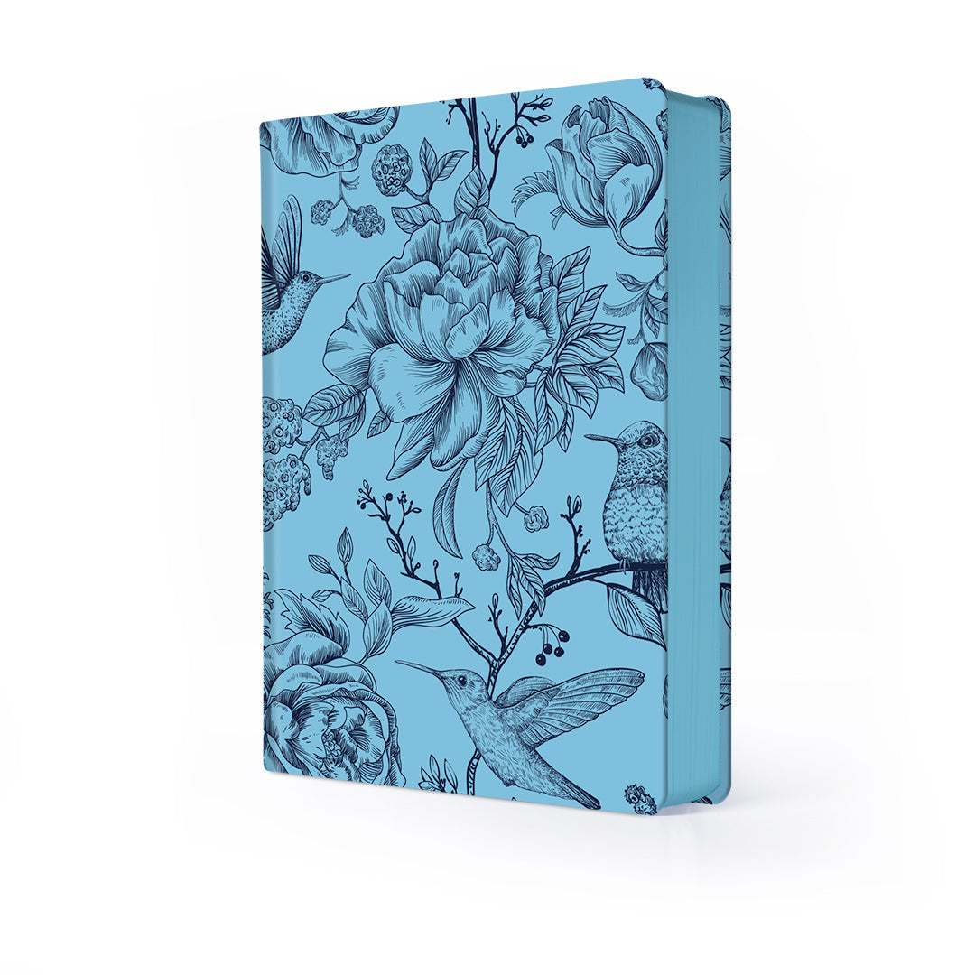 Image shows a Hummingbird and floral Designer MultiPlanner