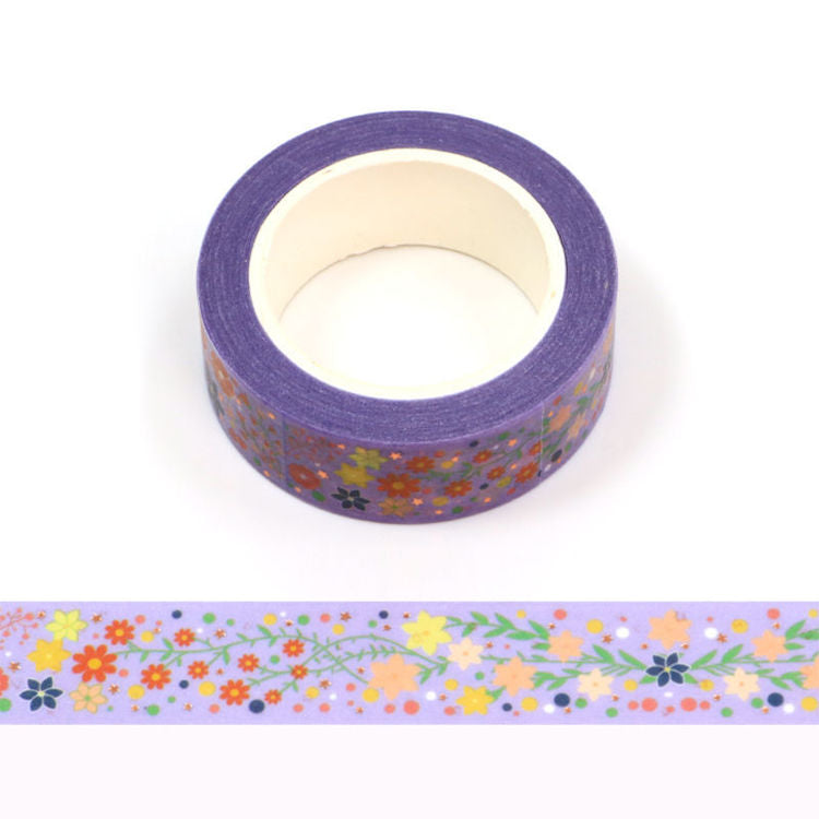 FL10-104 Flowers & Stars Washi Tape