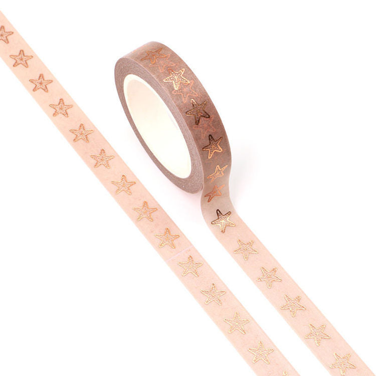 PA10-48 Foil Starfish Washi Tape