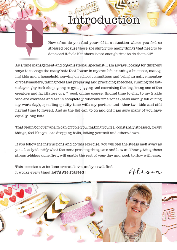 Image shows a OOO EBOOK (Out of Overwhelm)