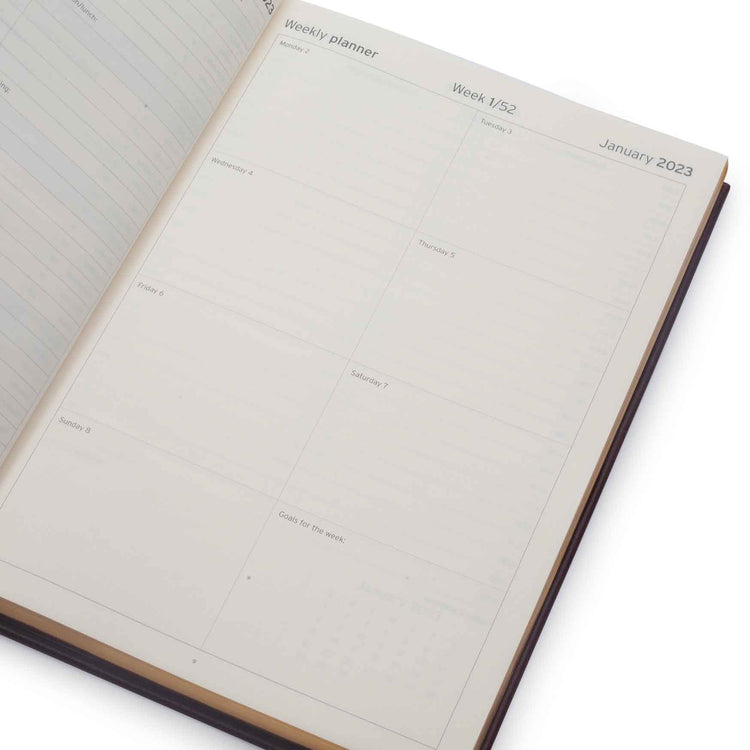 Weekly planner diary
