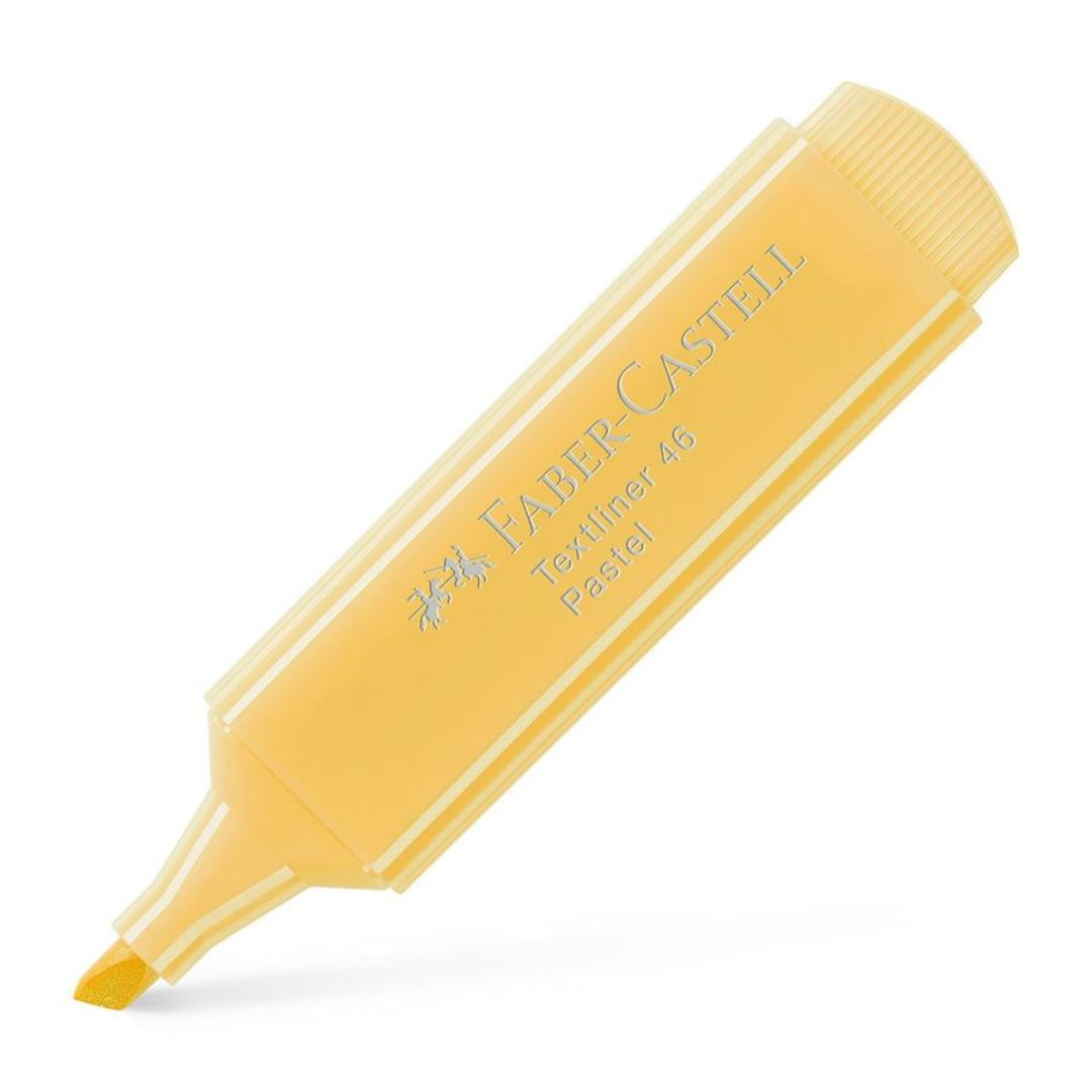 Image shows a yellow Faber-Castell highlighter