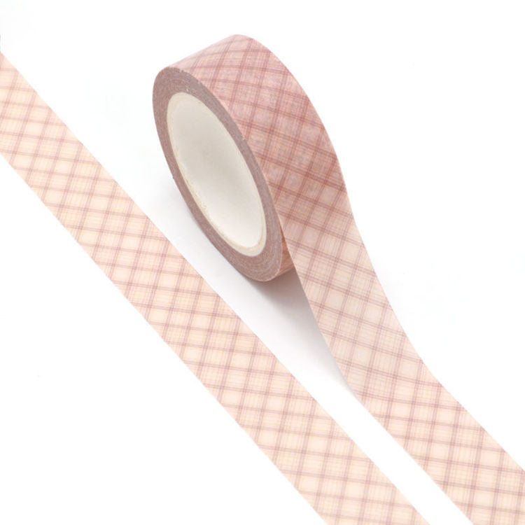 GR10-14 Pink Checkered Design Washi Tape