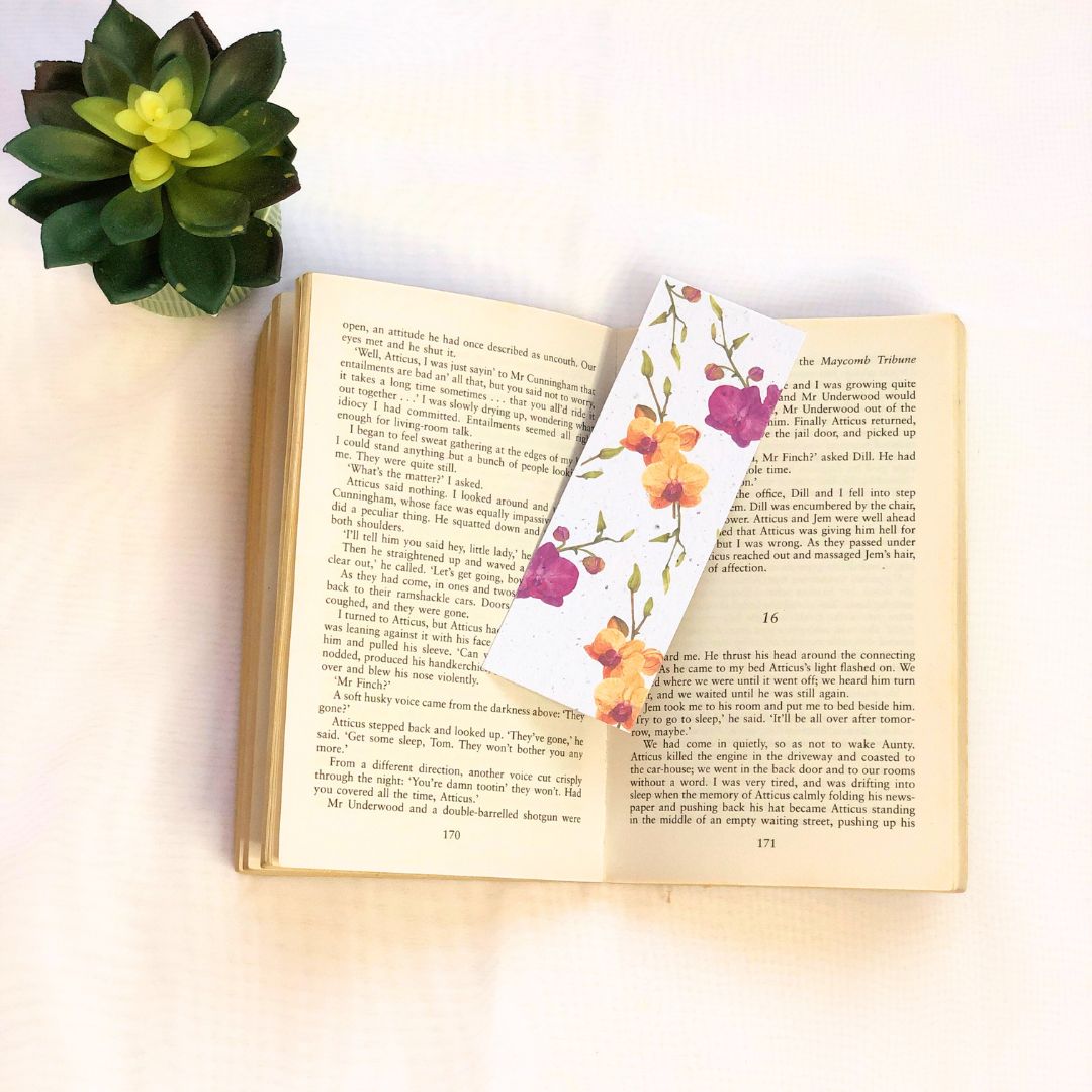 flower seed bookmarks Seed Paper Bookmarks – The Papery