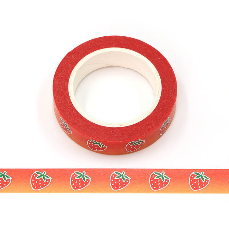 FO10-14 Strawberries Washi Tape
