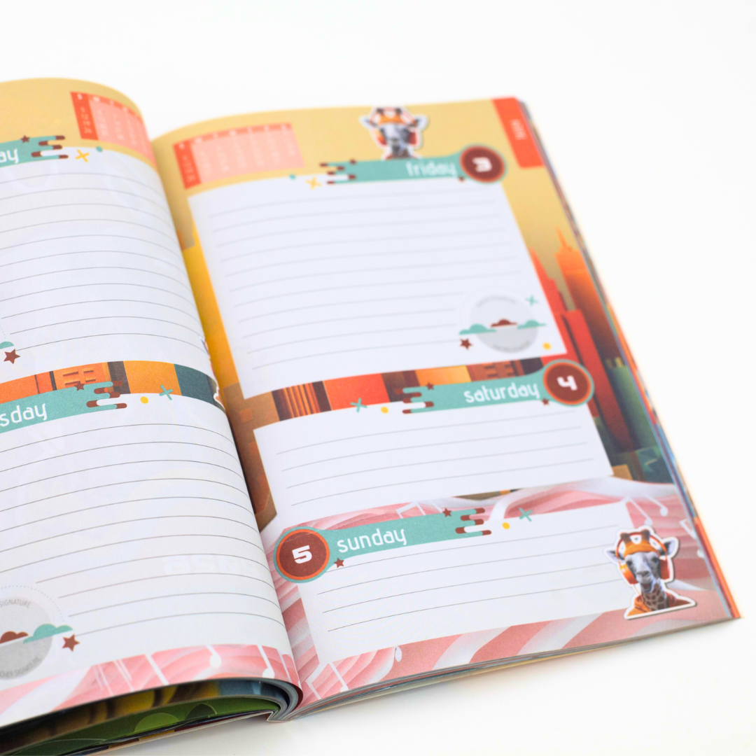 A5 School 4-Days-To-View 2026 Diary