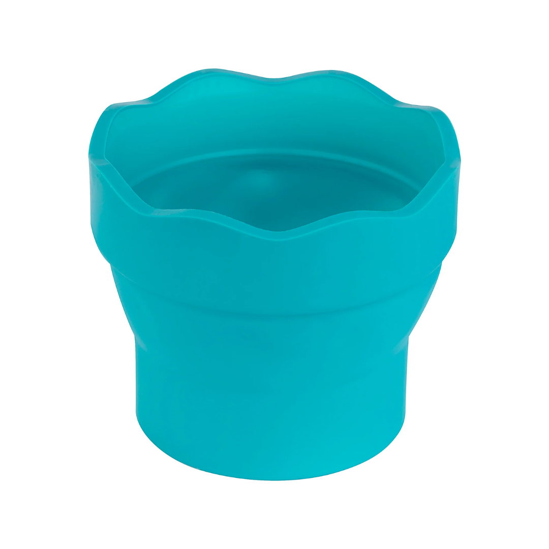 Image shows a Turquoise Faber-Castell Clic 'n Go water pot