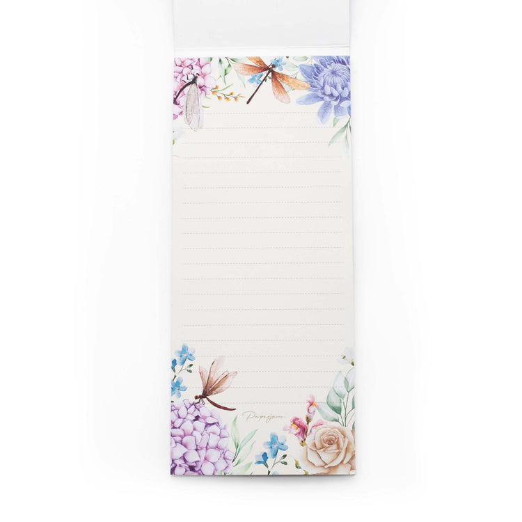 Image shows the inside pages of the Dragonflies Scribblz Notepad