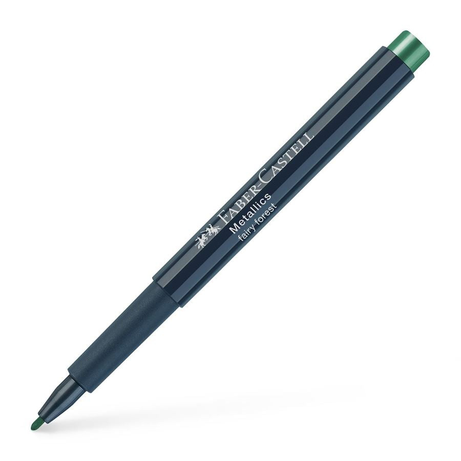 Image shows a Faber-Castell metallic marker (fairy forest)