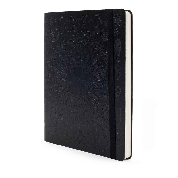 Image shows a black Flexi Premium journal