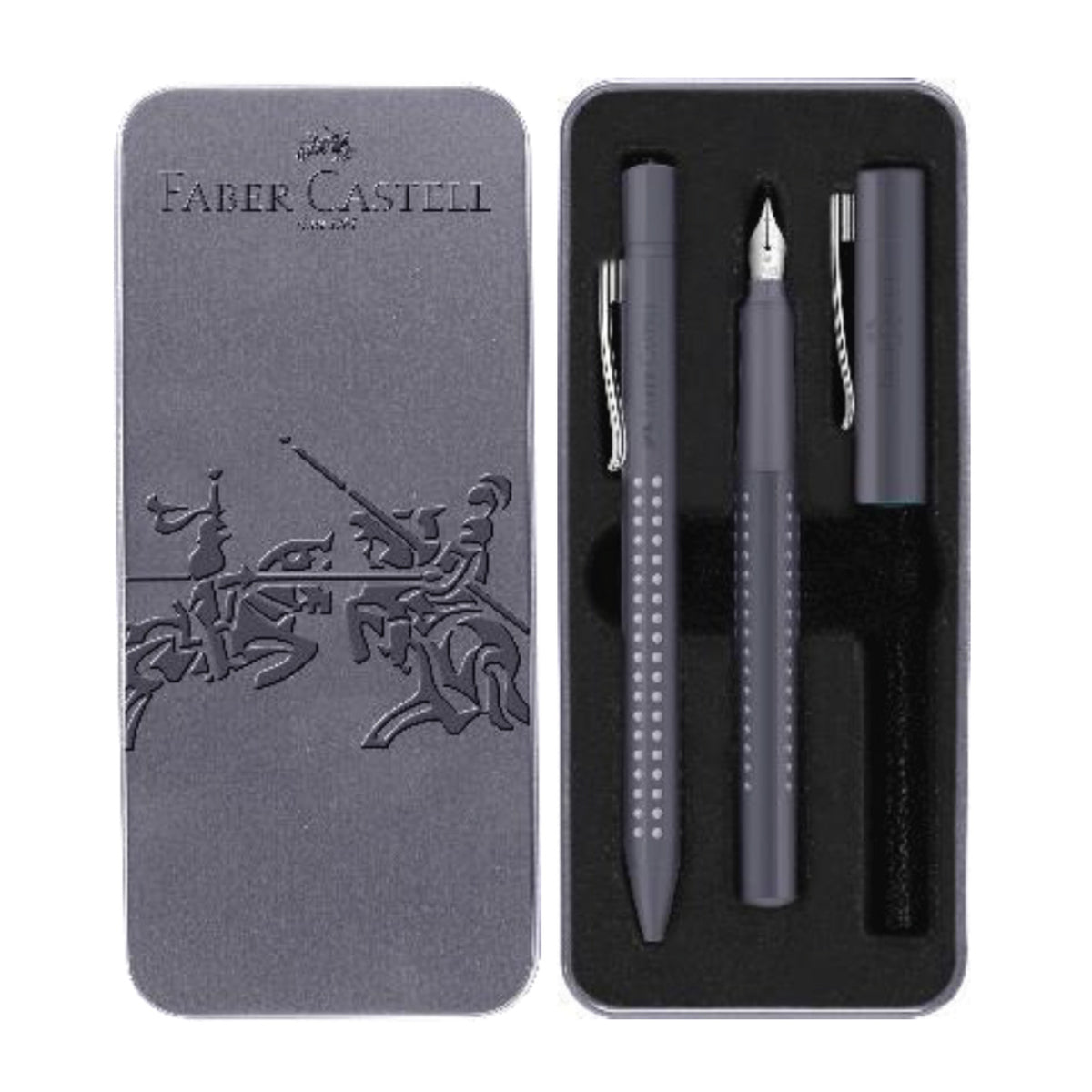 Faber-Castell Grip Harmony Fountain and Ballpoint Pen in Coconut Milk -  Gift Tin