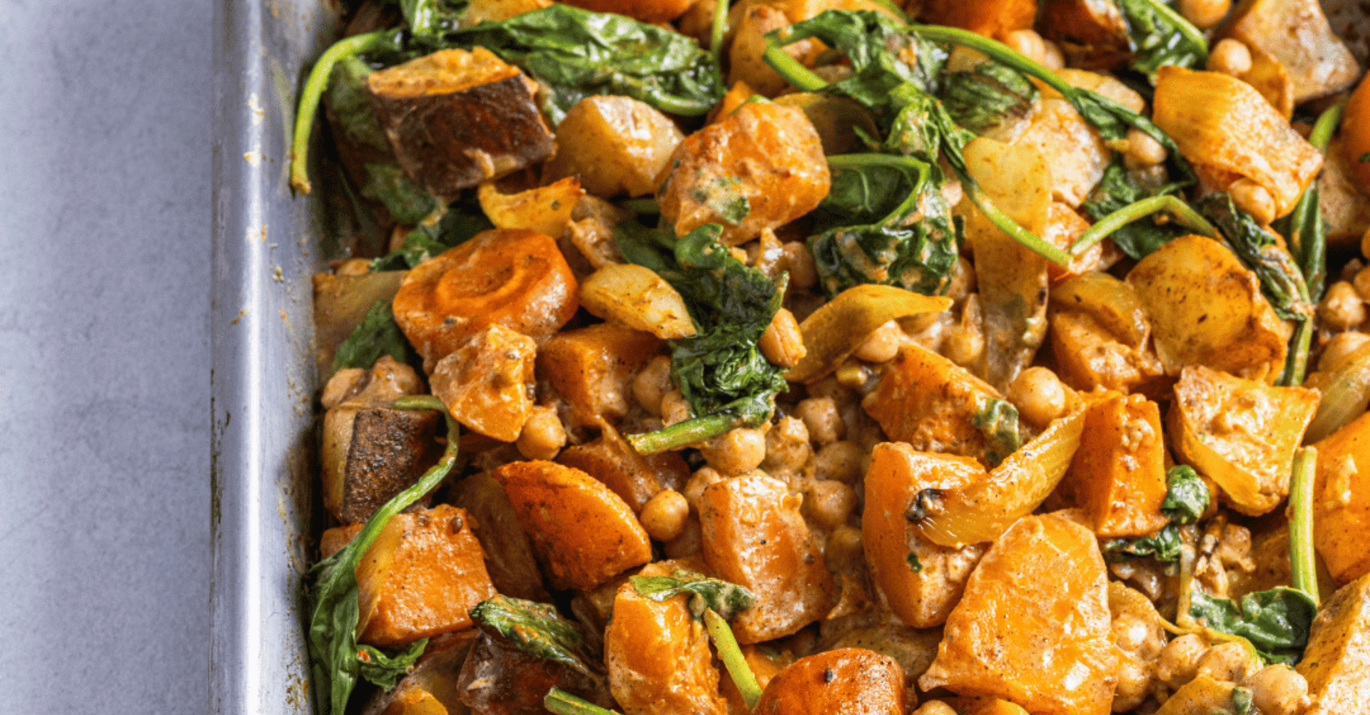 Exclusive Recipe from Justine Drake: Curried Root Vegetable Tray Bake
