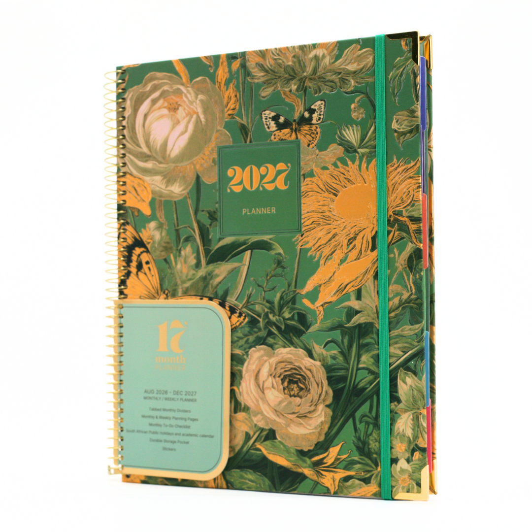 17-Month Week-to-view Planner 2026-2027