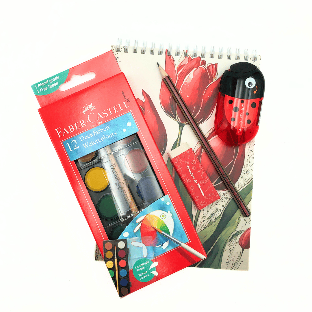 Tulip Watercolour Painting Set