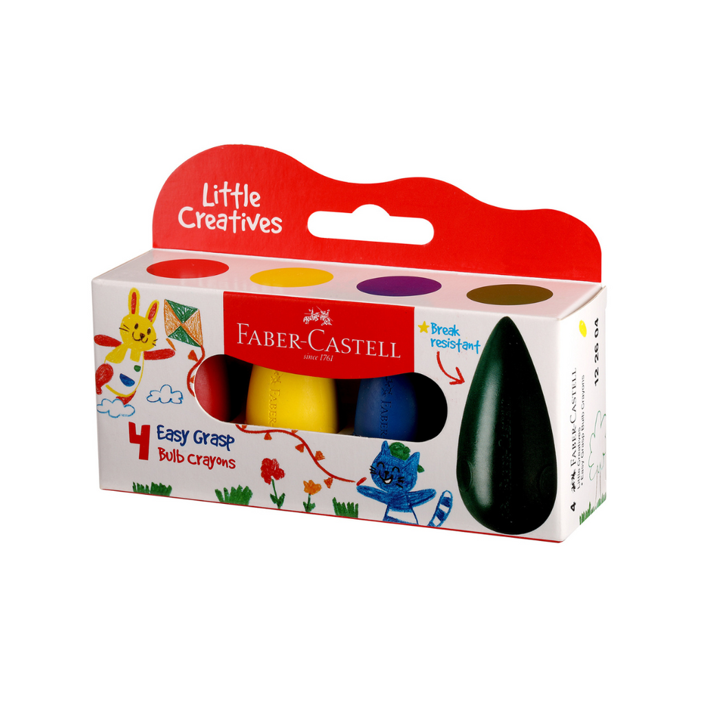 Little Creatives Easy Grasp Crayons (Pkg. of 4) | Faber-Castell