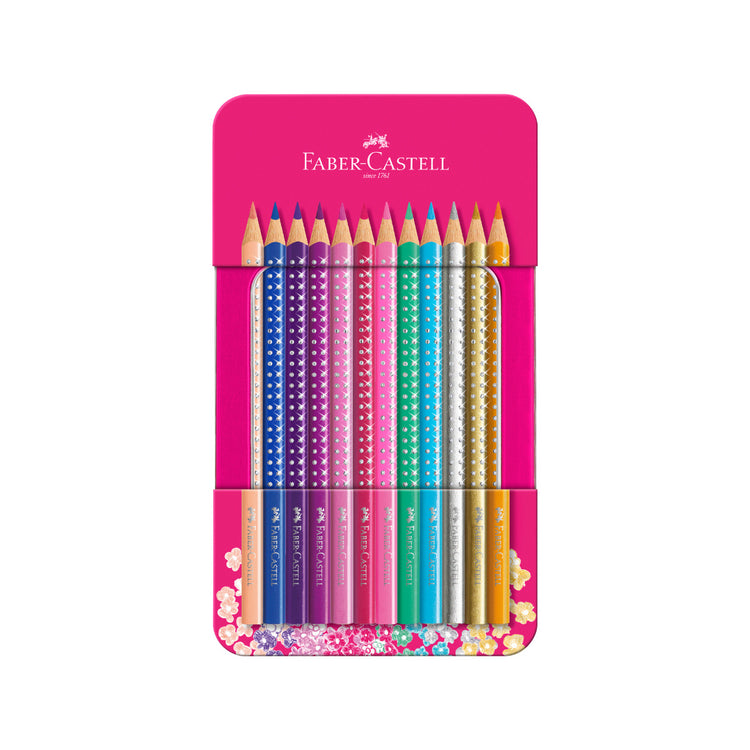 Image shows a Faber-Castell colour pencil set 