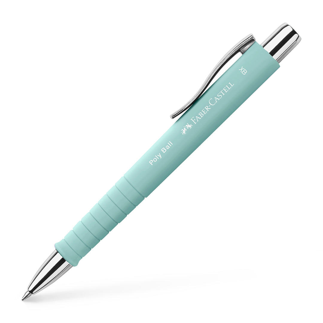 Image shows a mint Faber-Castell ballpoint pen