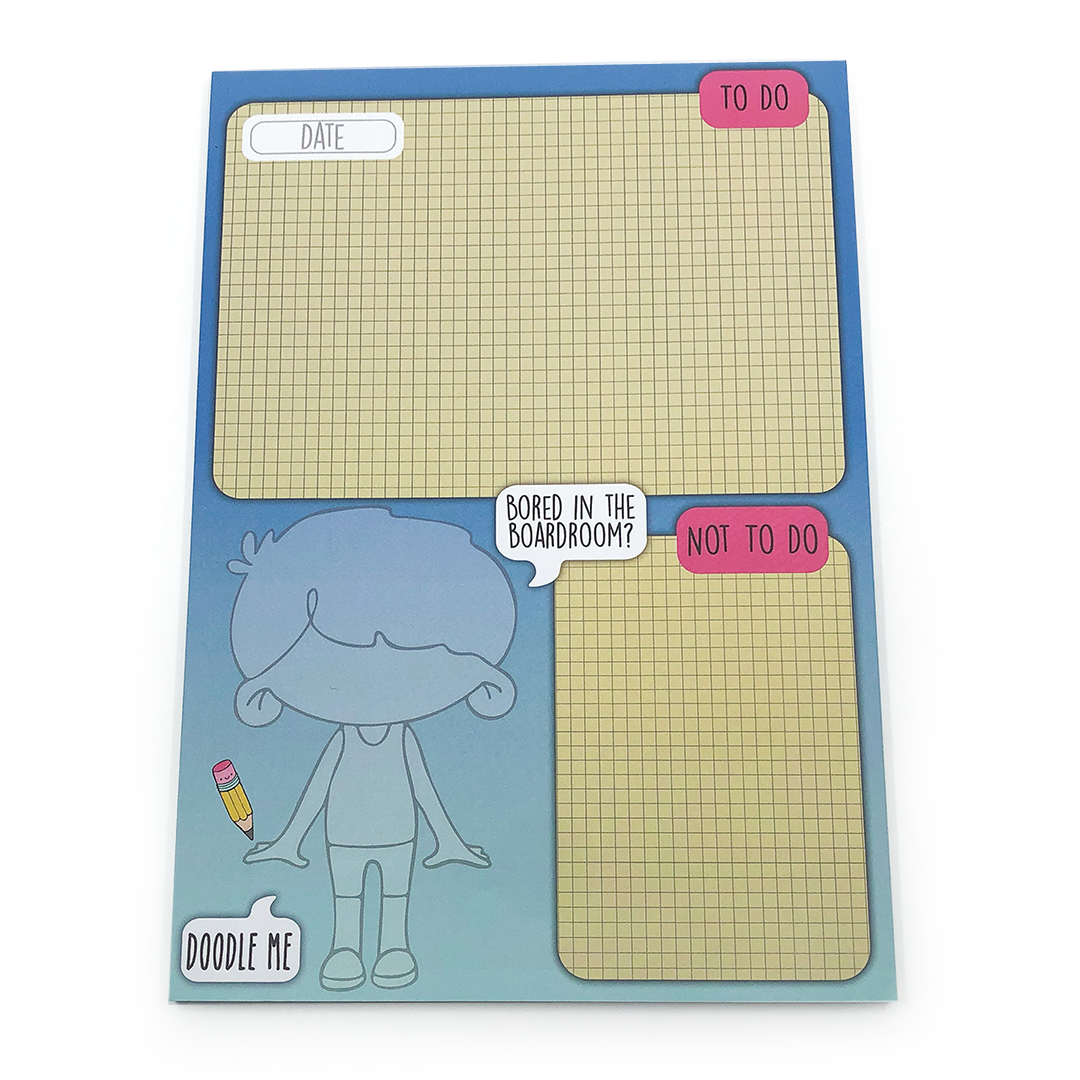 Image shows a doodle notepad for kids