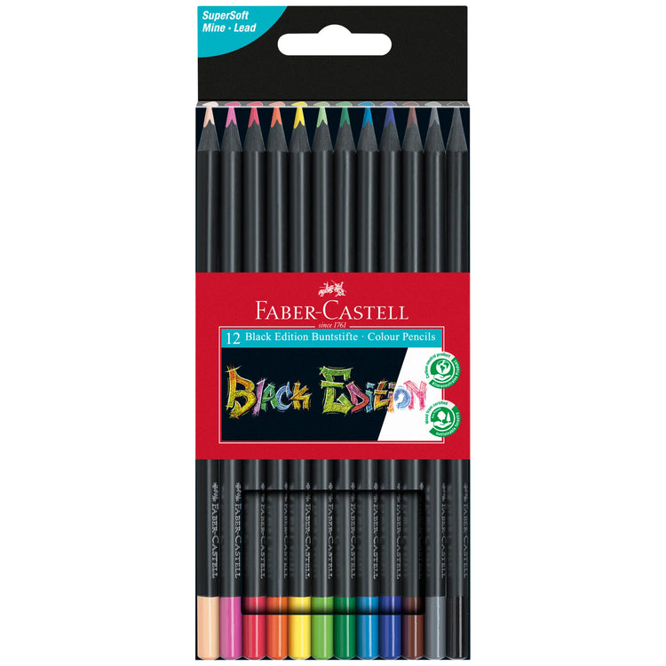 Image shows faber-castell black edition colour pencils 
