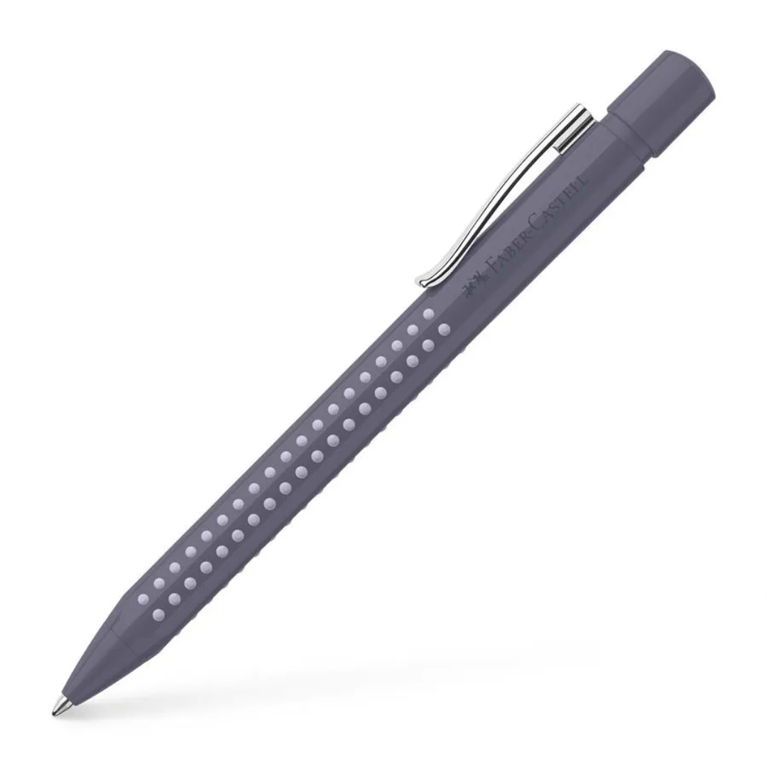 Image shows a grey Faber-Castel pen