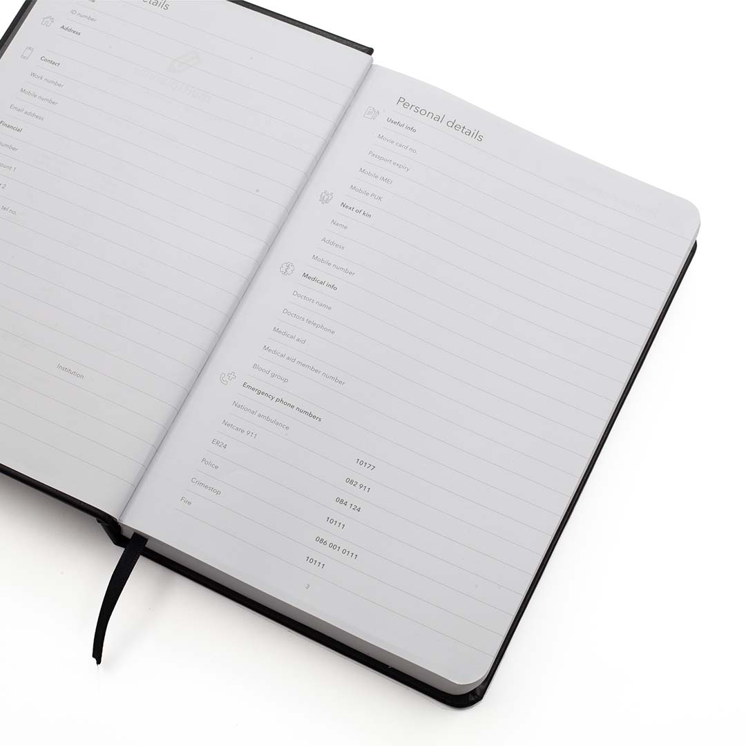 Image shows the personal details page in the MultiPlanner