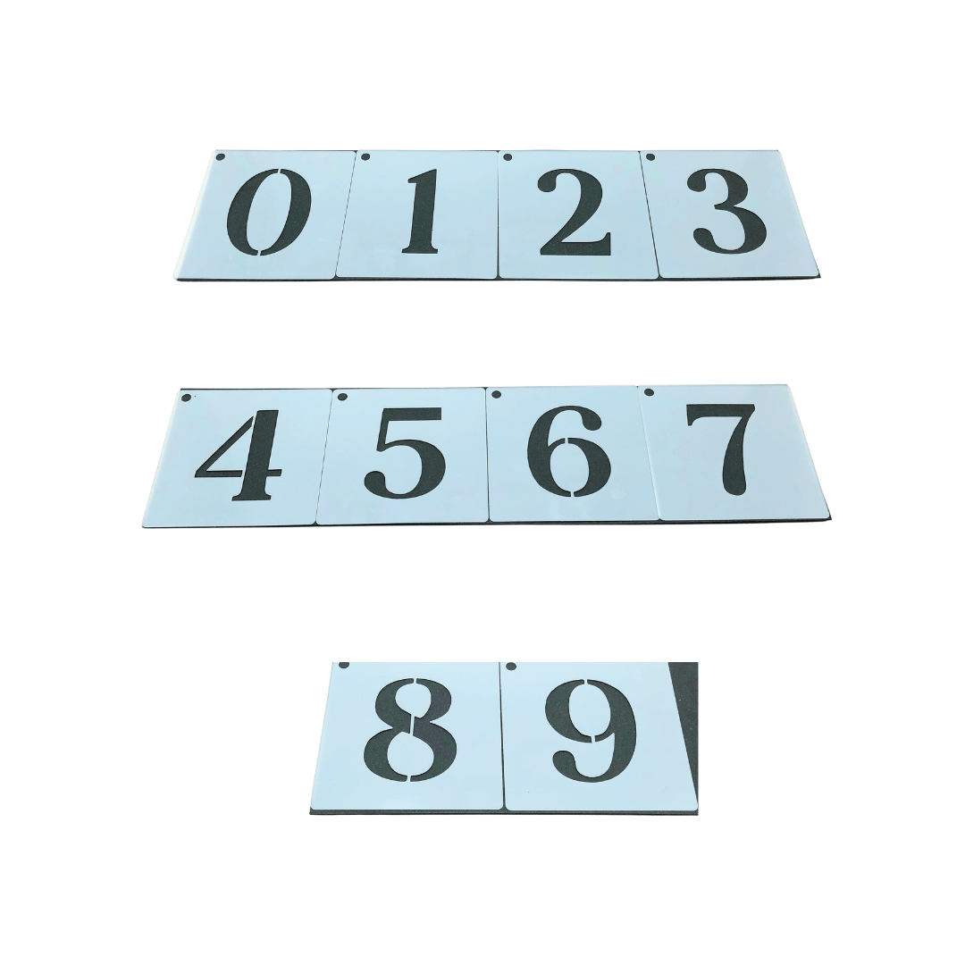 Letters, Numbers and Symbols Journaling Stencil Set
