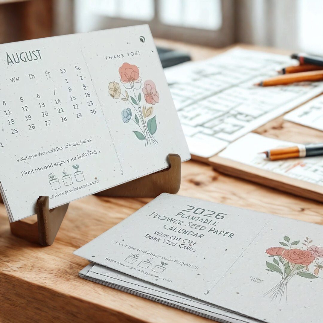 Thank You Seed Paper 2026 Calendar