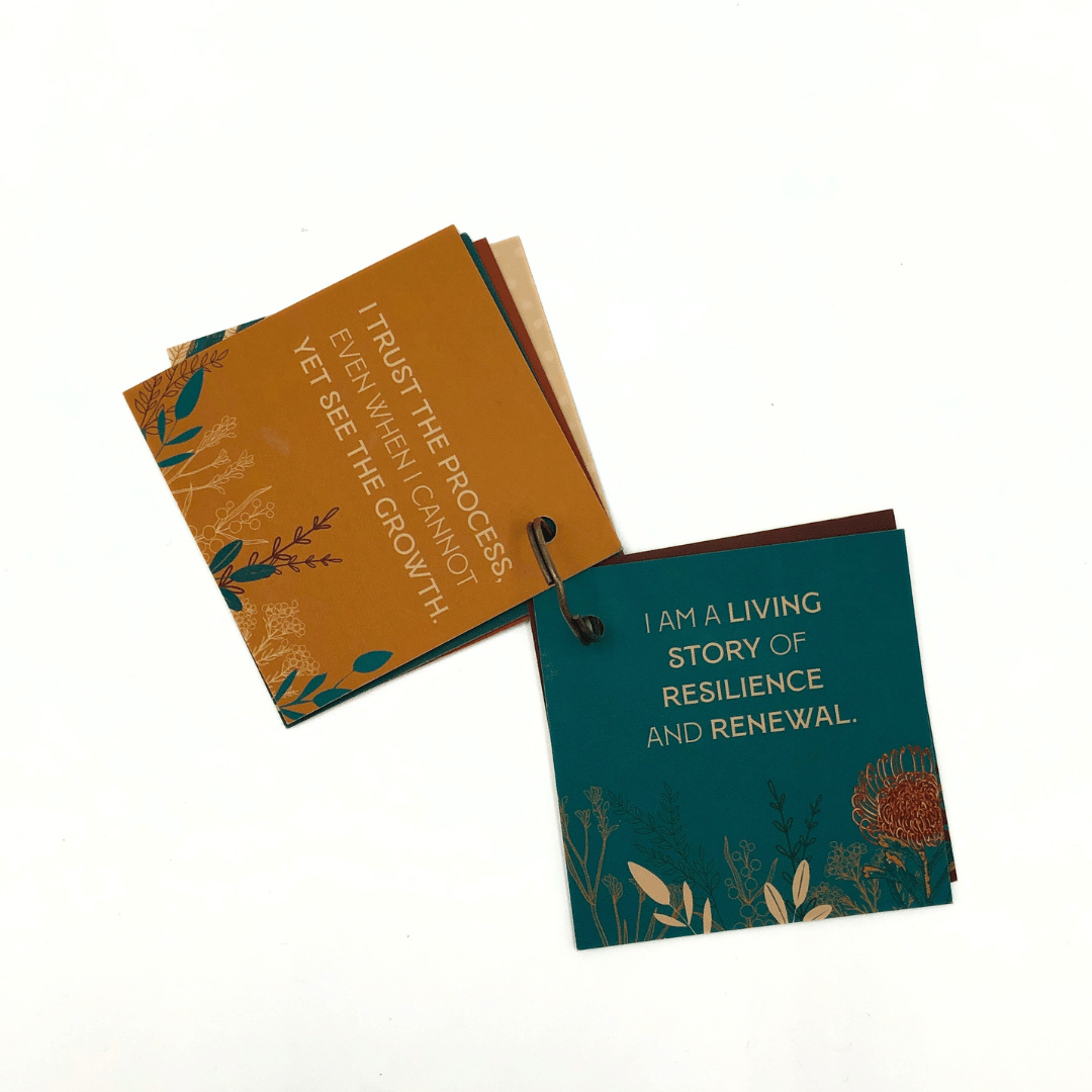 Fynbos Affirmation Cards Keyring
