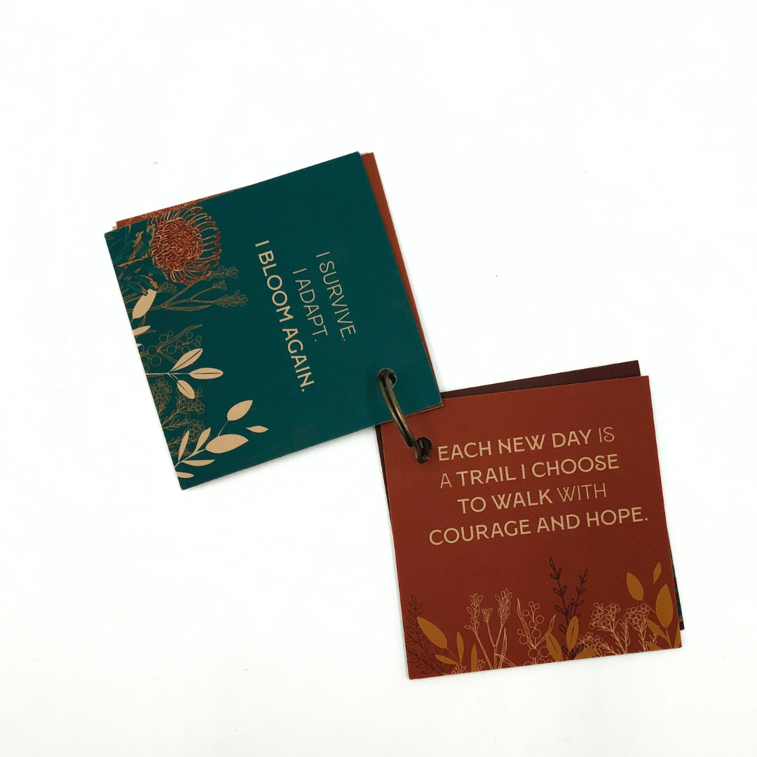 Fynbos Affirmation Cards Keyring