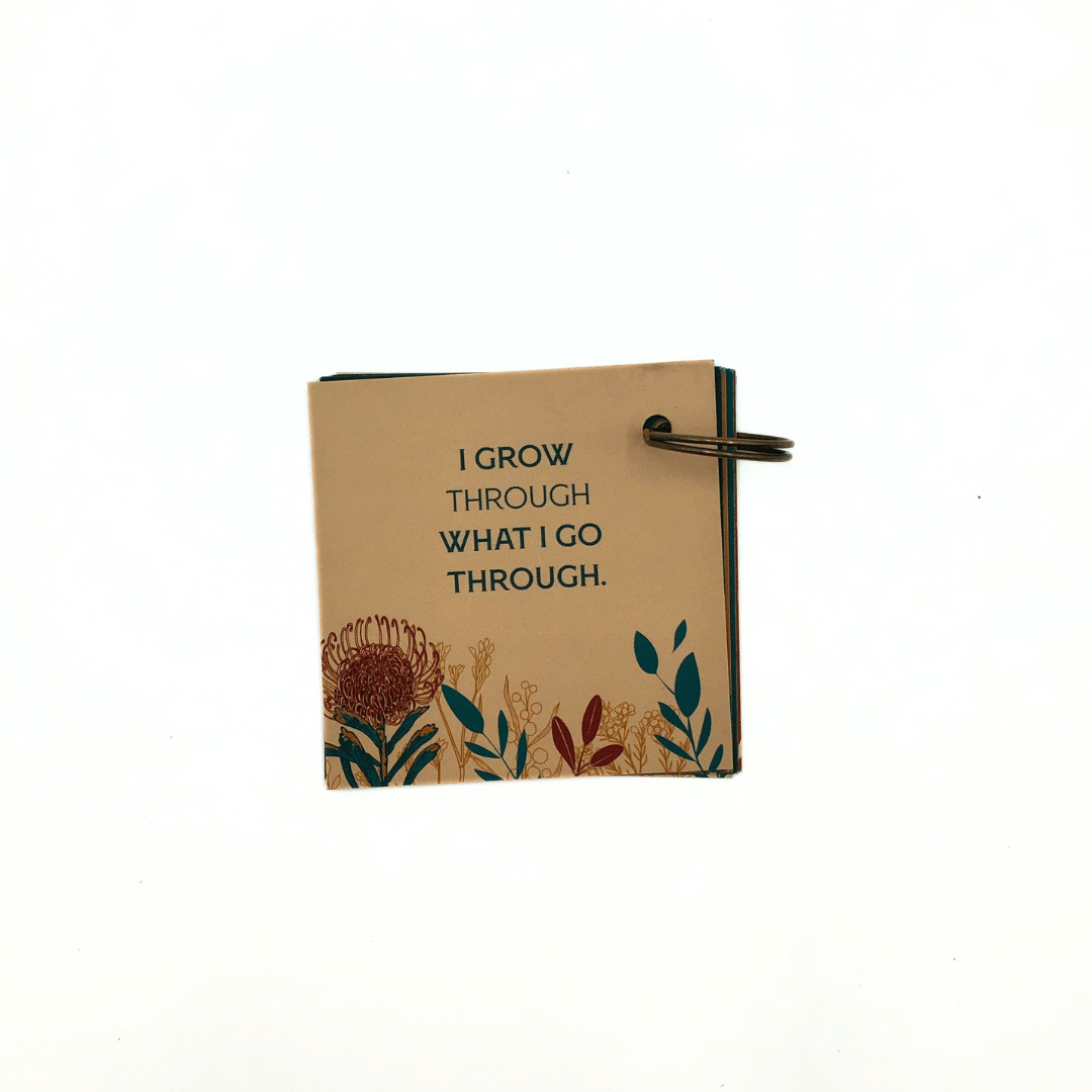 Fynbos Affirmation Cards Keyring