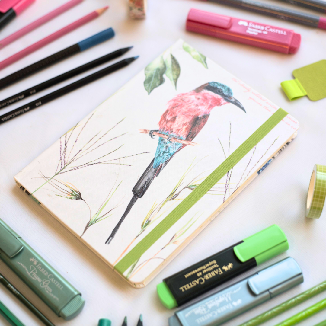 African Birds A5 Hard Cover Journal