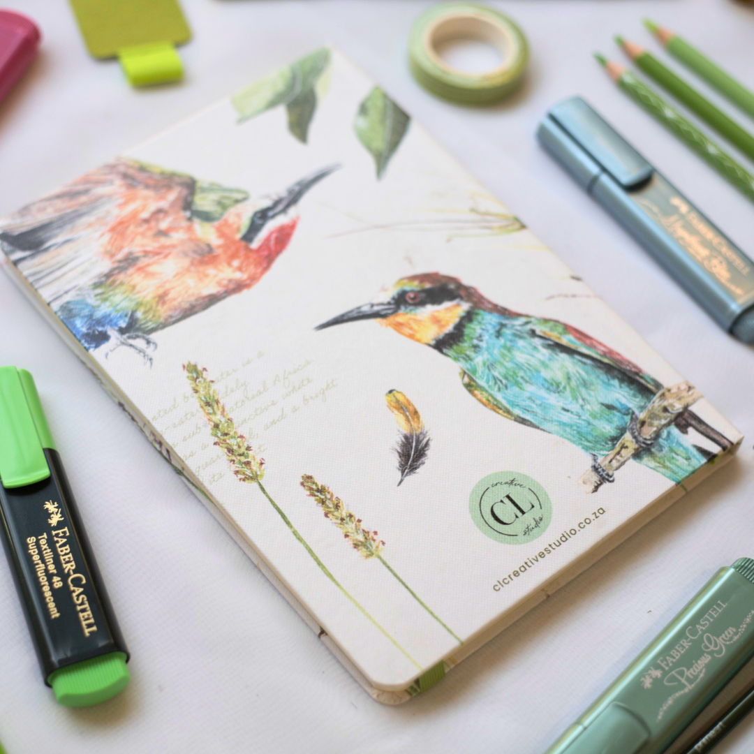 African Birds A5 Hard Cover Journal