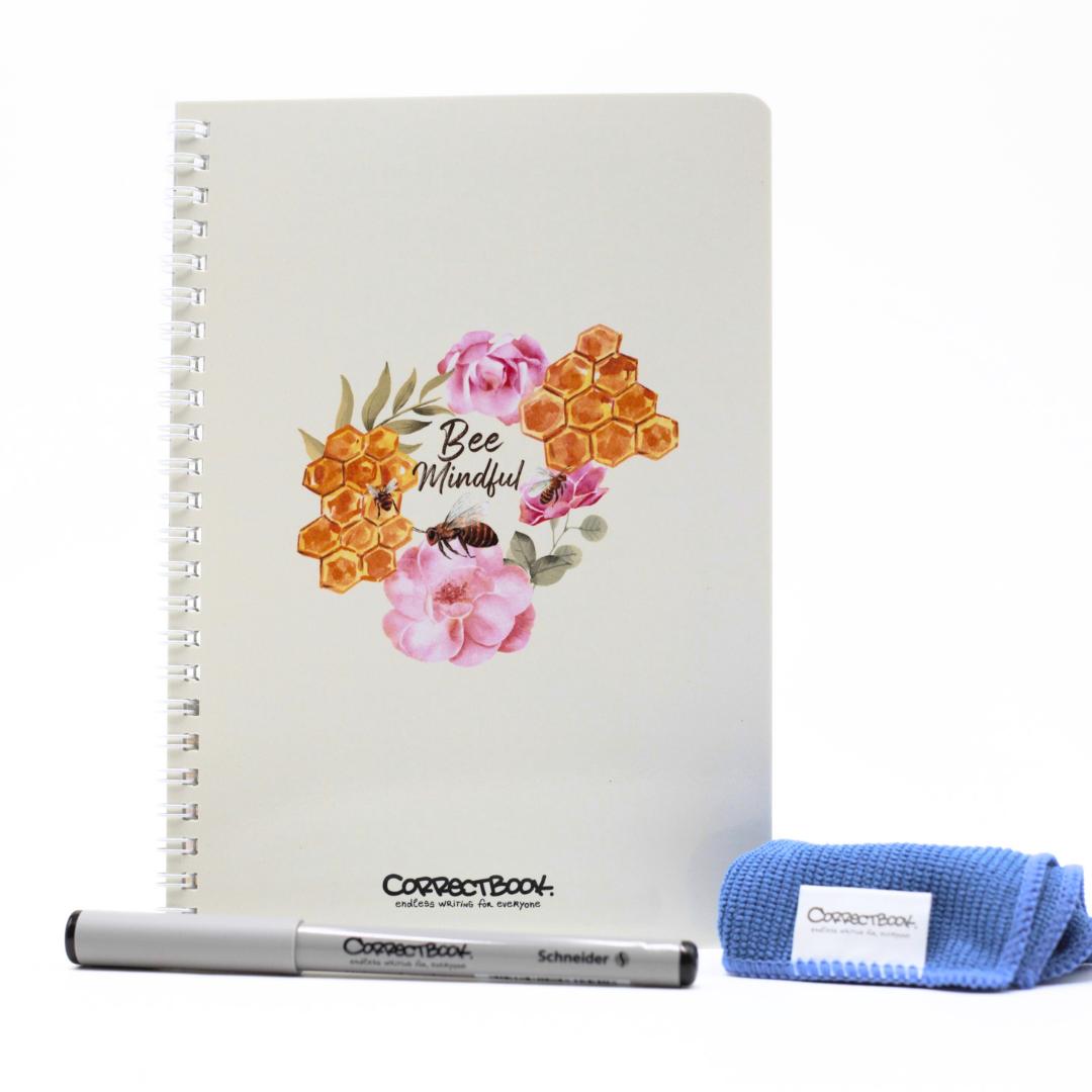 Bee Mindful CorrectBook (Write & Wipe)