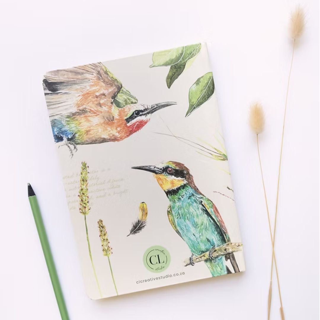 African Birds A5 Hard Cover Journal