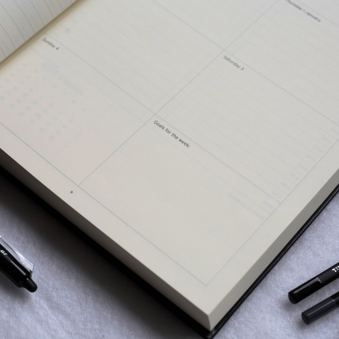 Rustik Mauriati Executive Diary - Leather