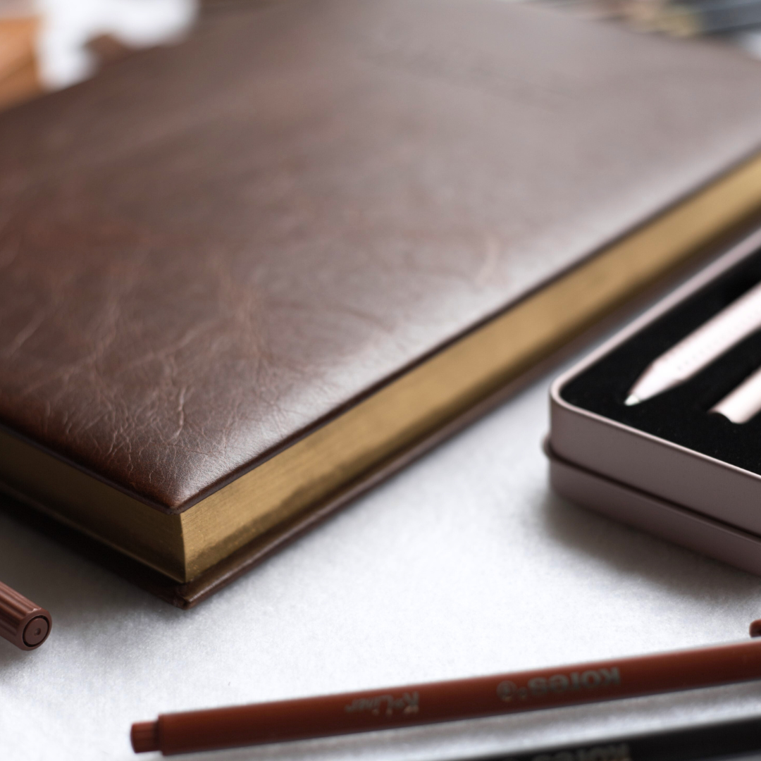 Rustik Mauriati Executive Diary - Leather