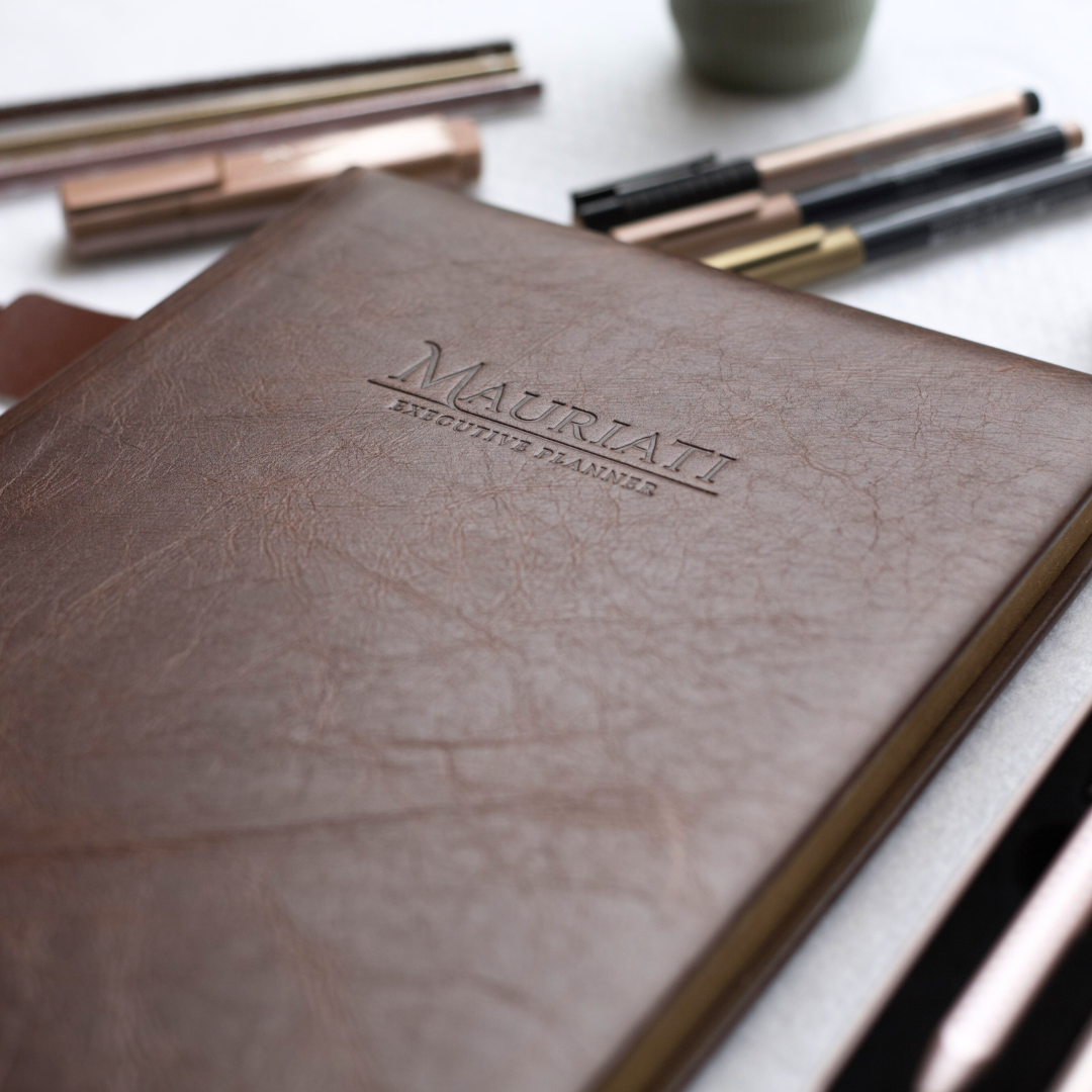 Rustik Mauriati Executive Diary - Leather