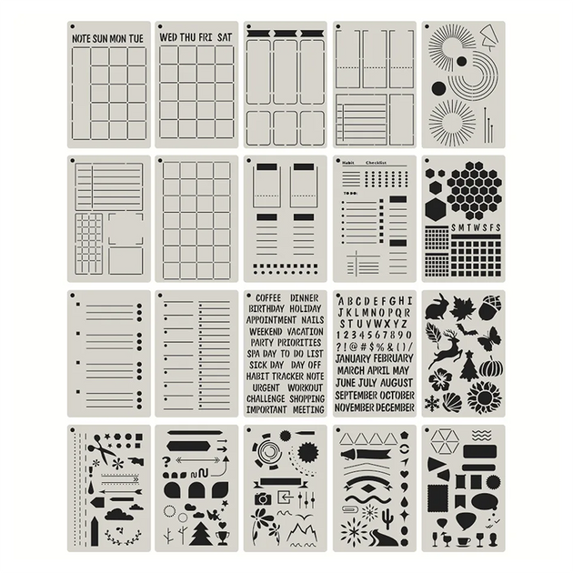 Stencils The Papery