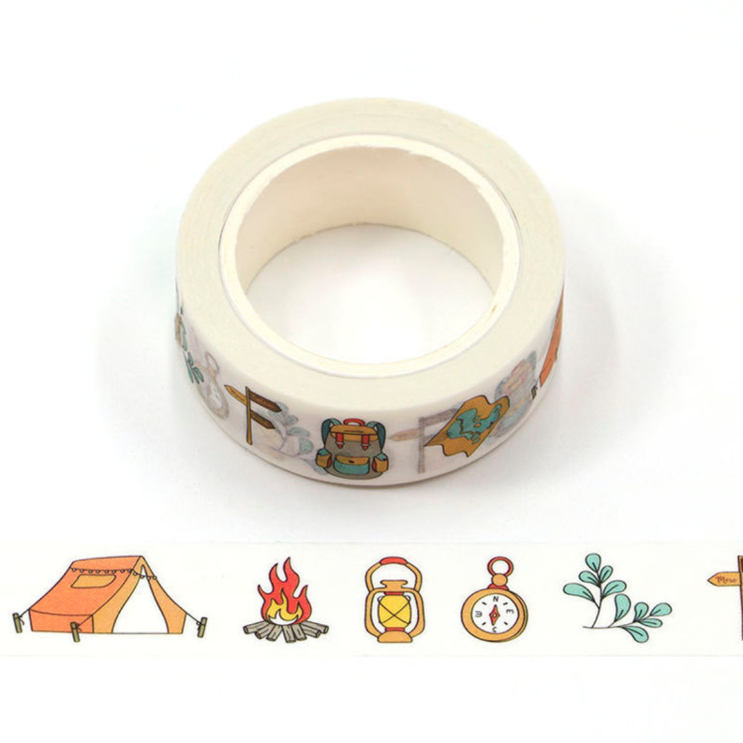 PA10-58 Camping Washi Tape
