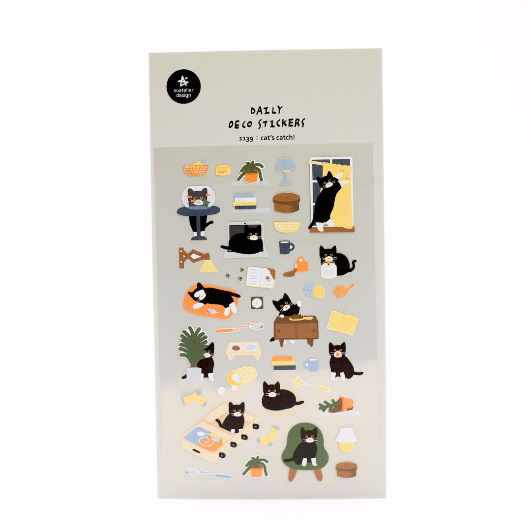 Cats Catch Sticker Pack