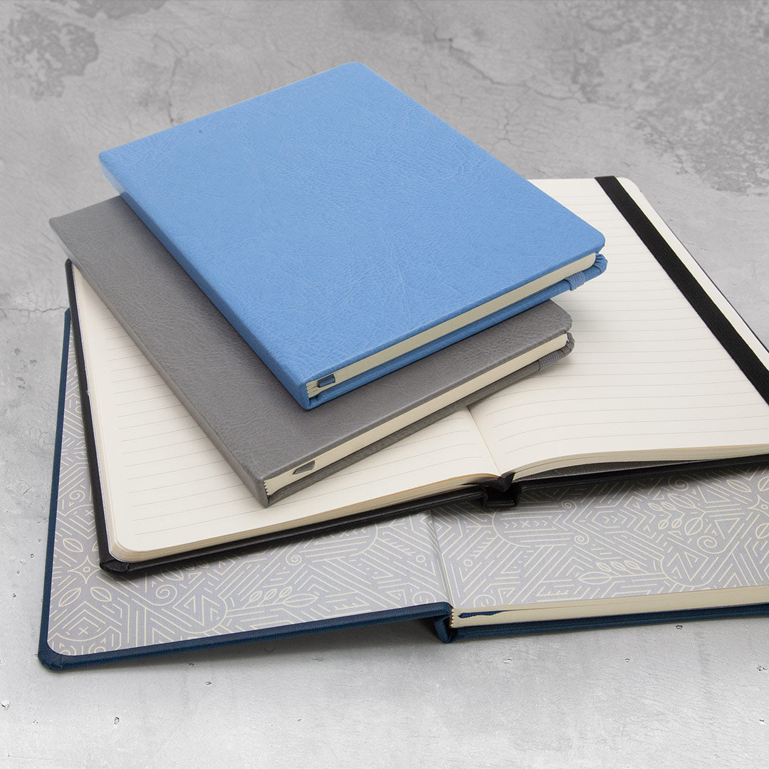 Image shows a group of Classic hardcover journals
