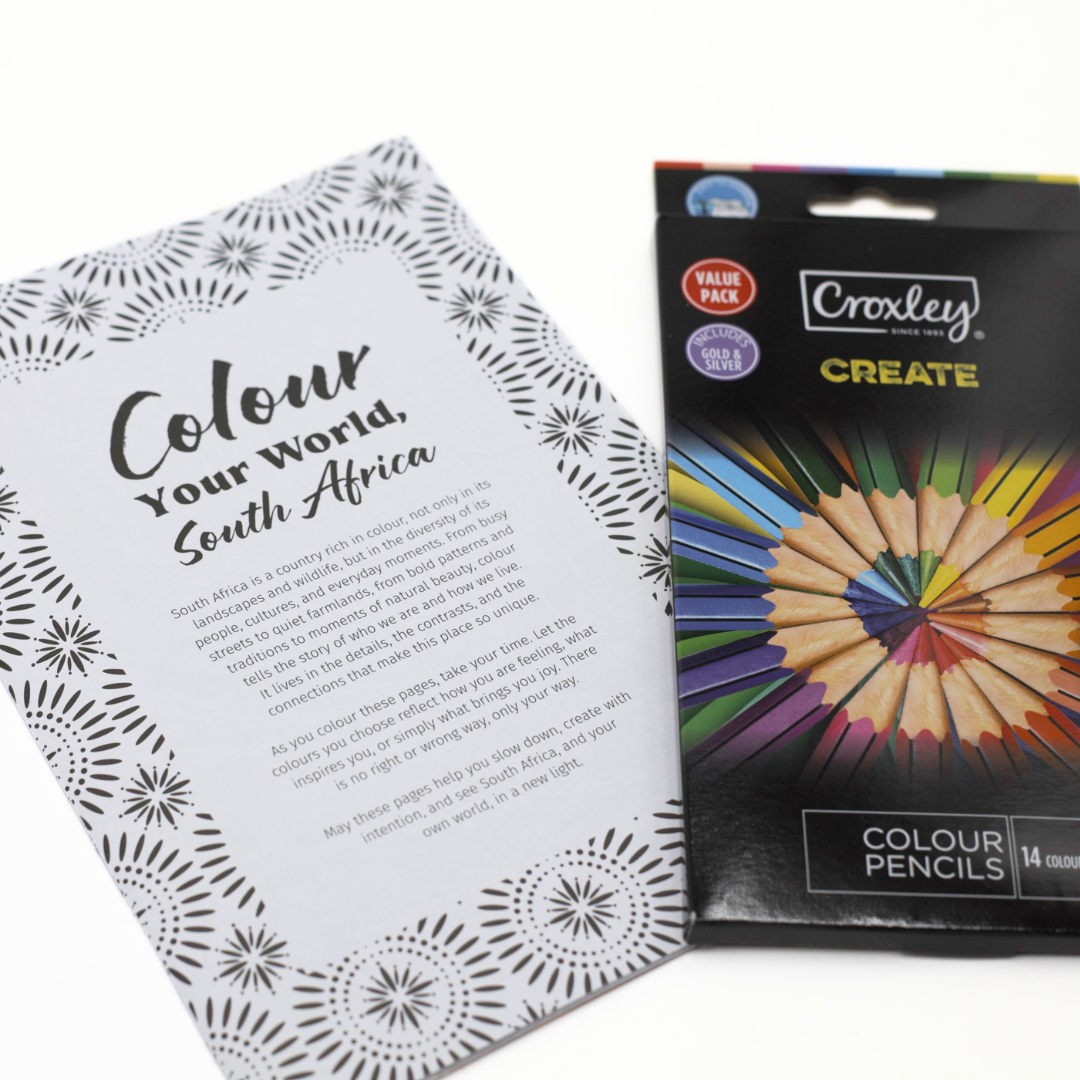 Colour Your World Colouring Book Set