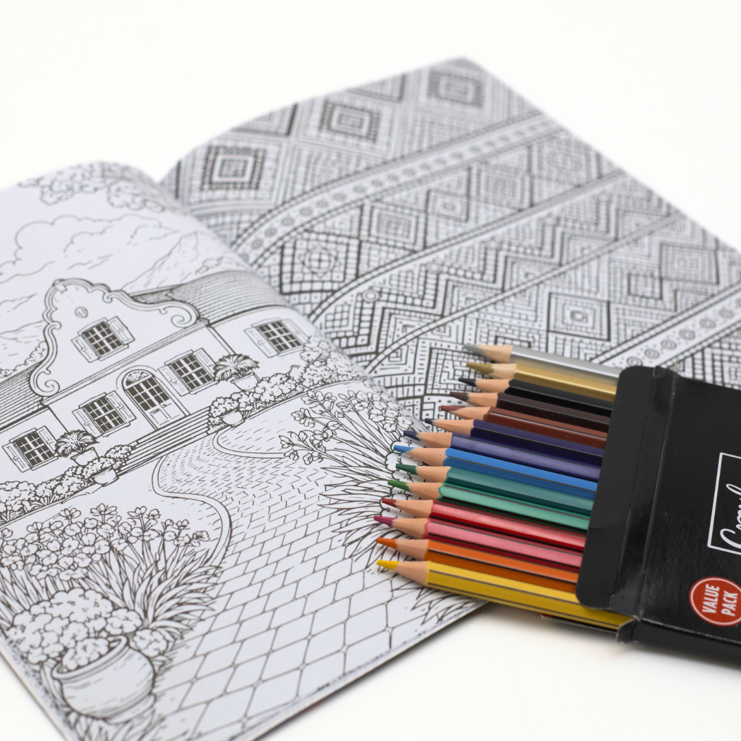 Colour Your World Colouring Book Set