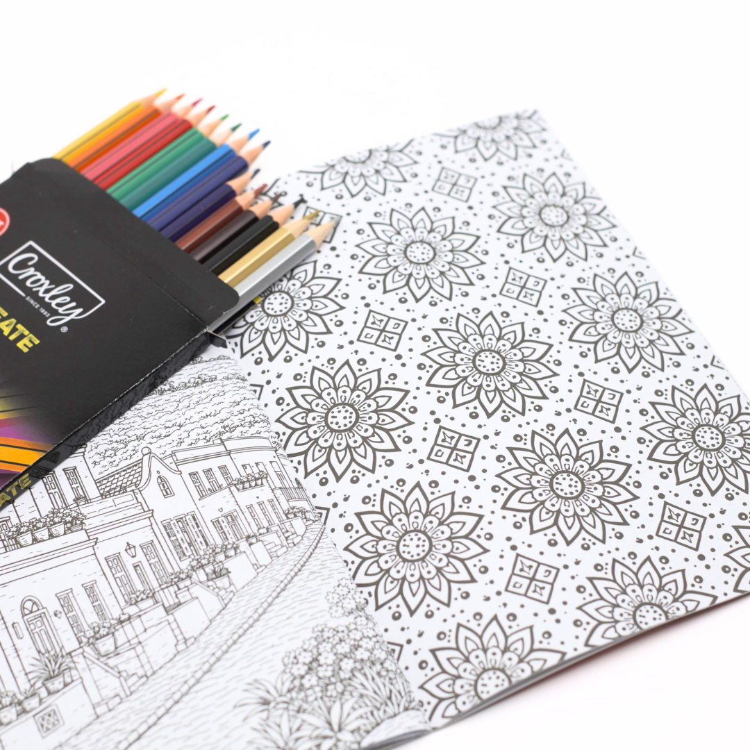 Colour Your World Colouring Book Set