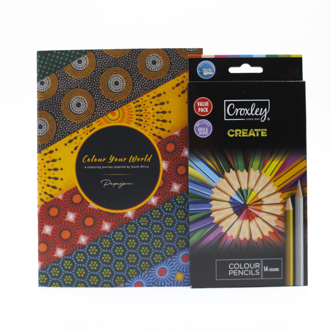 Colour Your World Colouring Book Set